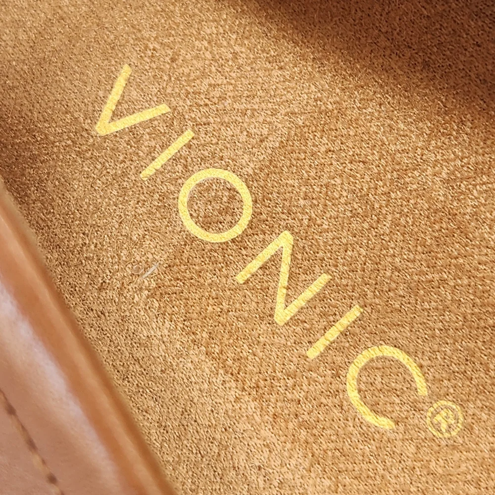 Vionic Dress Loafers 10 Brown Leather Cleo Classic Comfort Arch Support New $160 - Picture 11 of 13